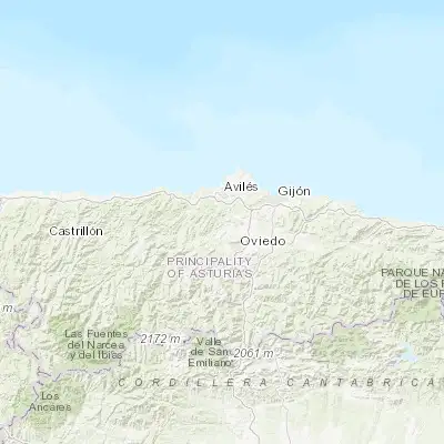 Map showing location of Llanera (43.461890, -5.931100)