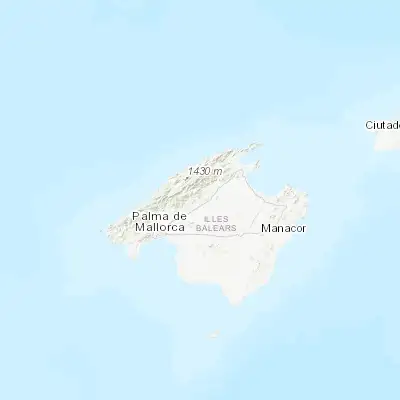 Map showing location of Lloseta (39.718490, 2.866900)