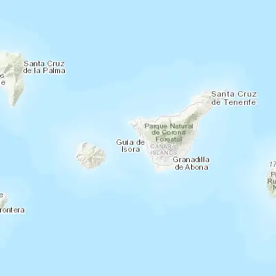 Map showing location of Los Gigantes (28.243610, -16.841530)