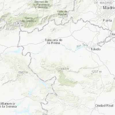 Map showing location of Los Navalmorales (39.725260, -4.642270)