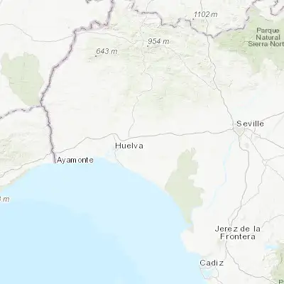Map showing location of Lucena del Puerto (37.303960, -6.729260)