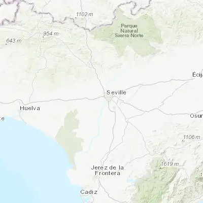 Map showing location of Mairena del Aljarafe (37.344610, -6.063910)