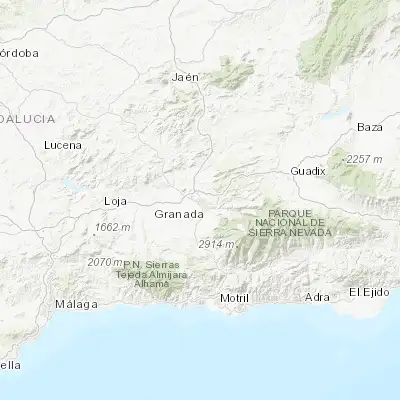 Map showing location of Maracena (37.207640, -3.634930)