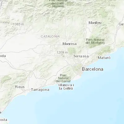 Map showing location of Masquefa (41.503530, 1.811360)