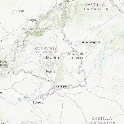 Map showing location of Mejorada del Campo (40.392830, -3.481940)