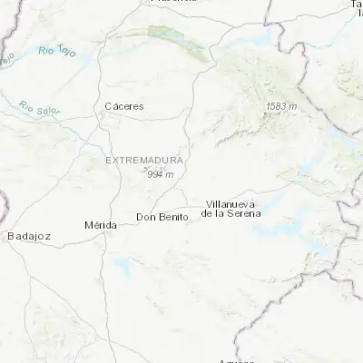Map showing location of Miajadas (39.151270, -5.908410)