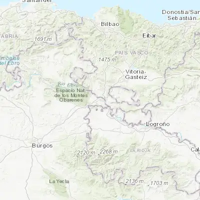 Map showing location of Miranda de Ebro (42.686500, -2.946950)