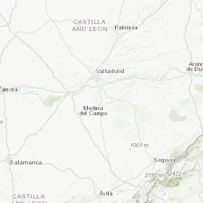 Map showing location of Mojados (41.432370, -4.664900)