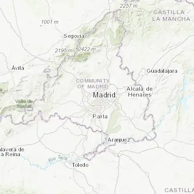 Map showing location of Moncloa-Aravaca (40.435470, -3.731700)