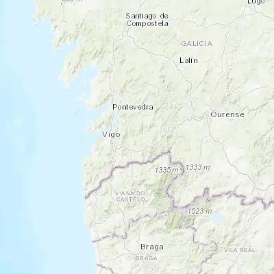 Map showing location of Mondariz (42.231100, -8.458390)