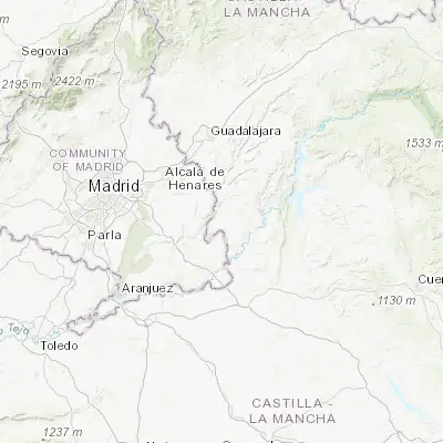 Map showing location of Mondéjar (40.320950, -3.106860)