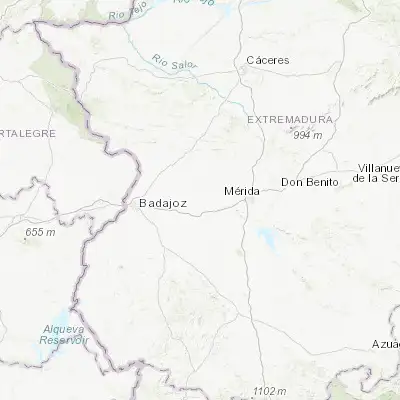 Map showing location of Montijo (38.908390, -6.617850)