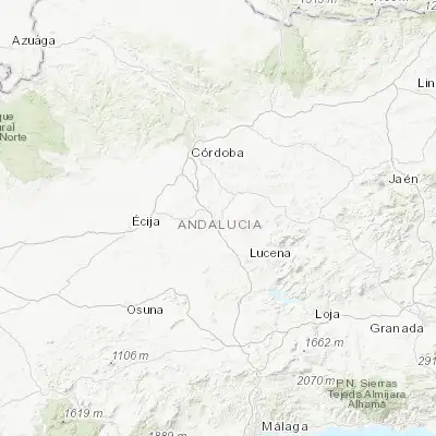 Map showing location of Montilla (37.586270, -4.638050)