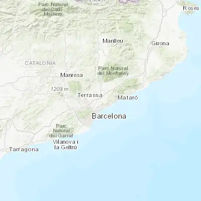 Map showing location of Montornès del Vallès (41.542060, 2.267480)
