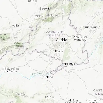 Map showing location of Moraleja de Enmedio (40.261250, -3.859630)