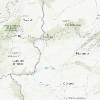 Map showing location of Moraleja (40.066820, -6.659830)
