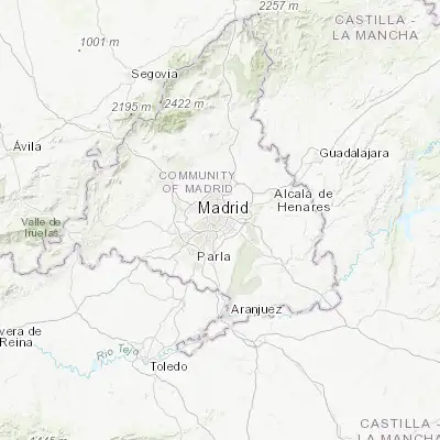Map showing location of Moratalaz (40.407420, -3.649350)