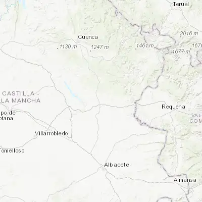 Map showing location of Motilla del Palancar (39.566670, -1.883330)