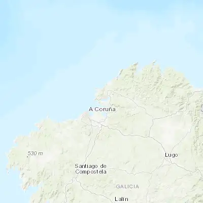 Map showing location of Mugardos (43.460400, -8.255070)