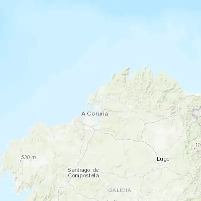 Map showing location of Narón (43.501750, -8.190820)