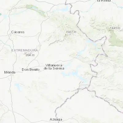 Map showing location of Navalvillar de Pela (39.094360, -5.468100)