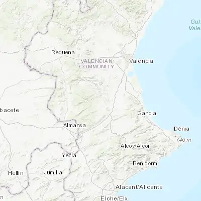 Map showing location of Navarrés (39.101980, -0.694690)