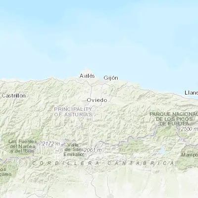 Map showing location of Noreña (43.393640, -5.706620)