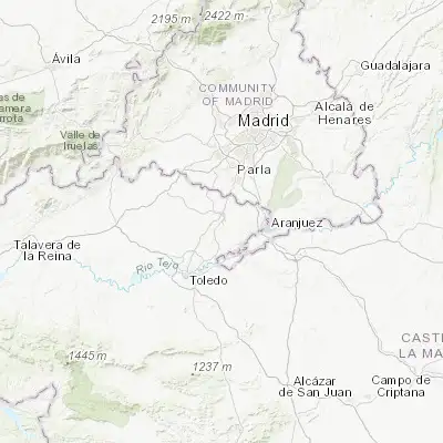 Map showing location of Numancia de la Sagra (40.073950, -3.851180)