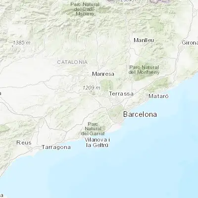 Map showing location of Olesa de Montserrat (41.543720, 1.894070)