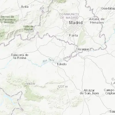 Map showing location of Olías del Rey (39.944360, -3.986840)