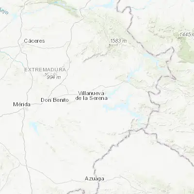 Map showing location of Orellana la Vieja (39.006170, -5.534410)