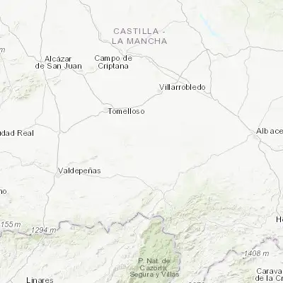 Map showing location of Ossa de Montiel (38.963980, -2.745530)