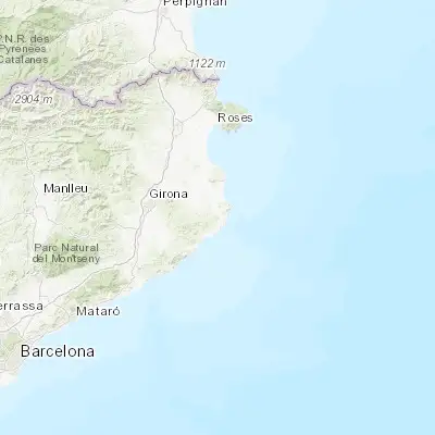 Map showing location of Palafrugell (41.917380, 3.163100)
