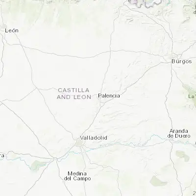 Map showing location of Palencia (42.009550, -4.524060)