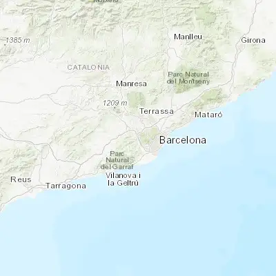 Map showing location of Pallejà (41.423940, 1.995050)