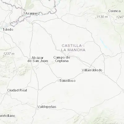 Map showing location of Pedro Muñoz (39.402850, -2.946640)