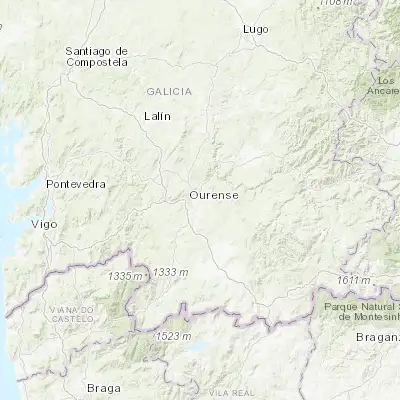 Map showing location of Pereiro de Aguiar (42.345240, -7.800080)