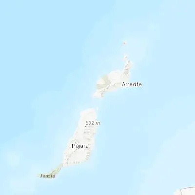 Map showing location of Playa Blanca (28.864260, -13.828140)