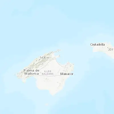 Map showing location of Port d'Alcúdia (39.841820, 3.132910)