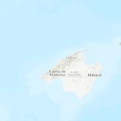 Map showing location of Port de Sóller (39.797590, 2.696370)