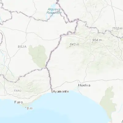 Map showing location of Puebla de Guzmán (37.614270, -7.248780)