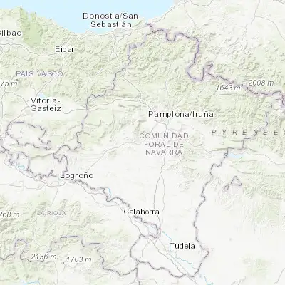 Map showing location of Puente la Reina (42.672910, -1.814120)