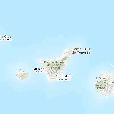 Map showing location of Puerto de la Cruz (28.413970, -16.548670)