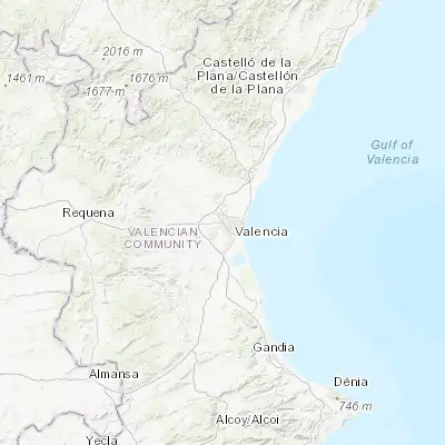 Map showing location of Quart de Poblet (39.481390, -0.439370)