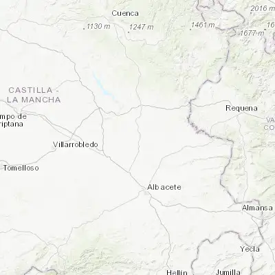 Map showing location of Quintanar del Rey (39.333330, -1.933330)