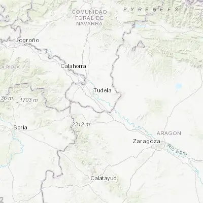 Map showing location of Ribaforada (41.998140, -1.512720)