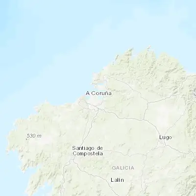 Map showing location of Sada (43.356190, -8.257960)