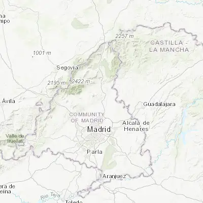 Map showing location of San Agustín del Guadalix (40.678820, -3.616390)