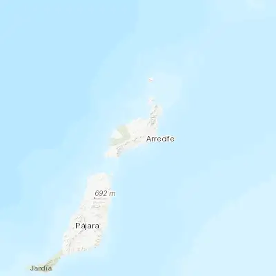 Map showing location of San Bartolomé (29.000930, -13.613000)