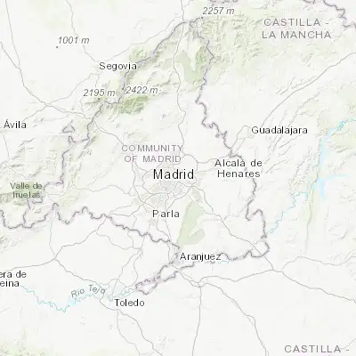 Map showing location of San Blas-Canillejas (40.438930, -3.615370)